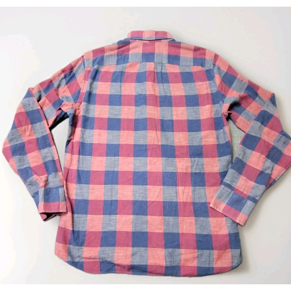 J.Crew Men's M Shirt Lot‎ of 2 Plaid Heathered & Homespun Long Sleeve Casual - Picture 3 of 14